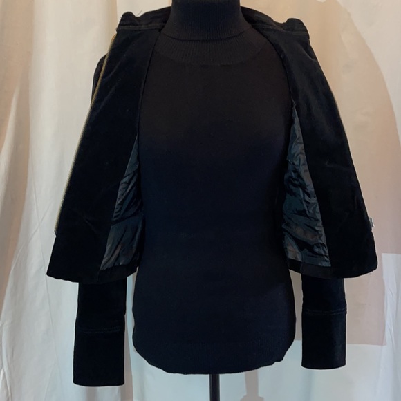 Velvet Zip Front Jacket - Picture 3 of 7
